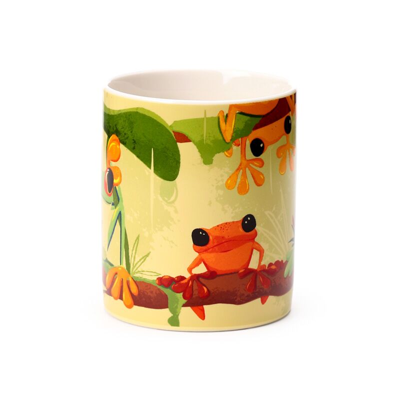 Jungle frog design 300ml tea cup
