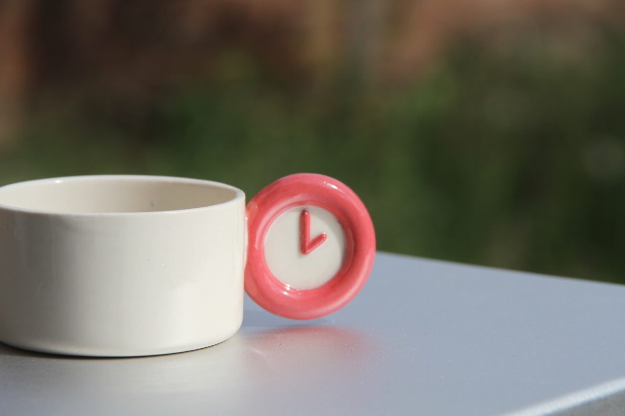 Ceramic coffee mug perfect for slow mornings and peaceful coffee rituals