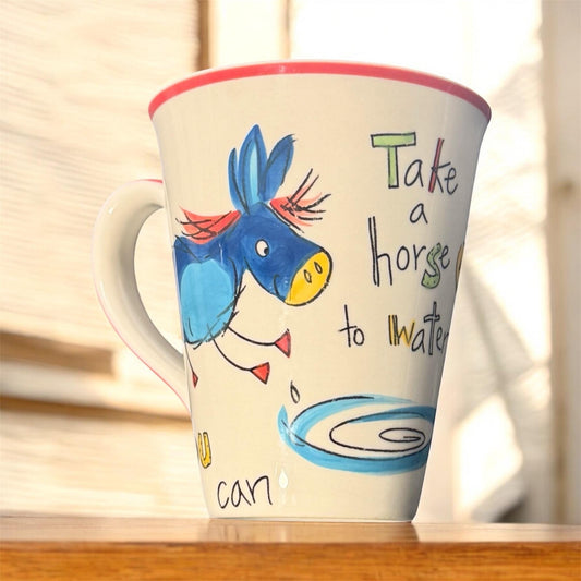 Whittard of Chelsea Donkey Illustration Ceramic Mug