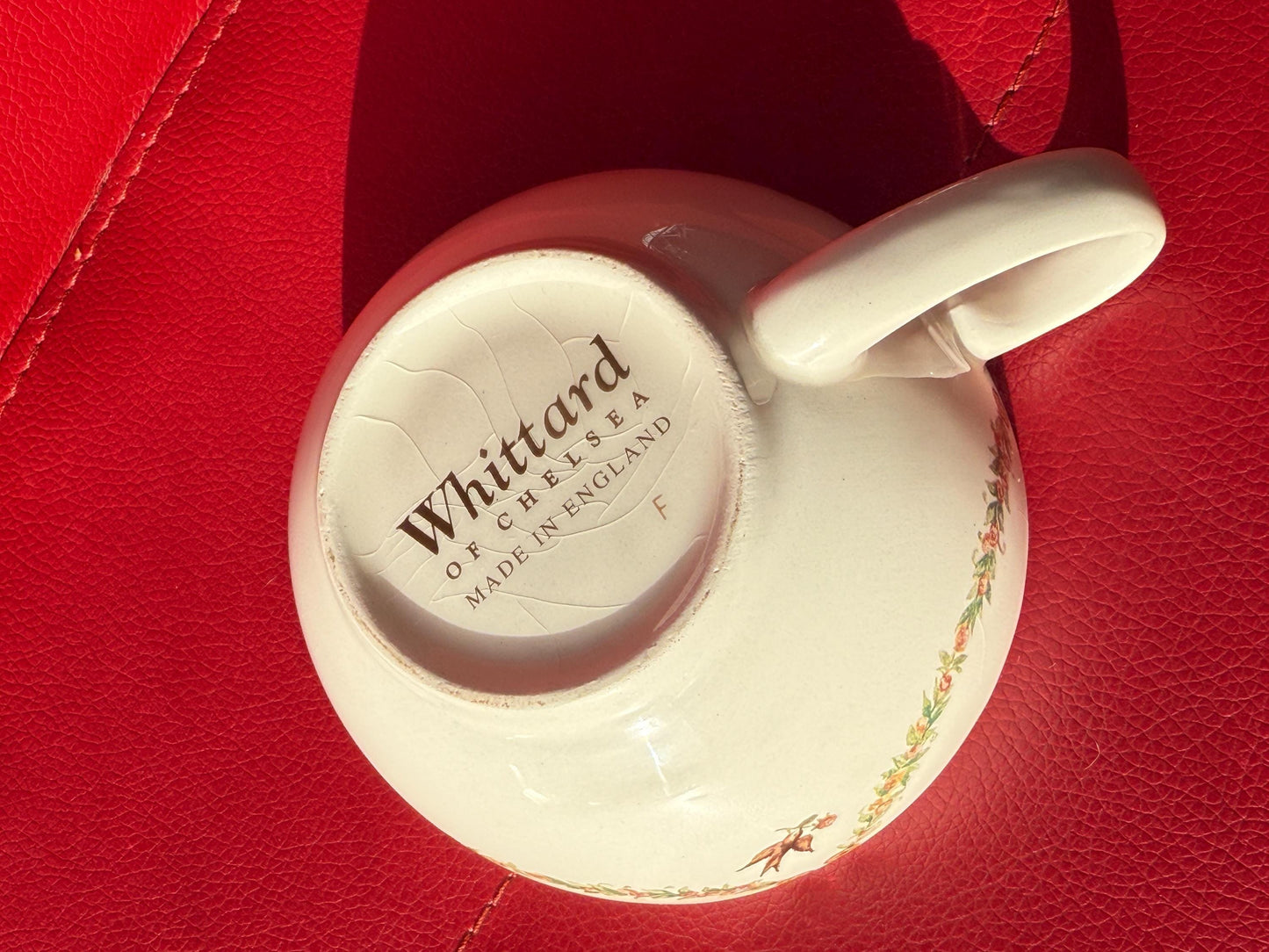 Whittard of Chelsea Swallow Floral Garland Ceramic Mug