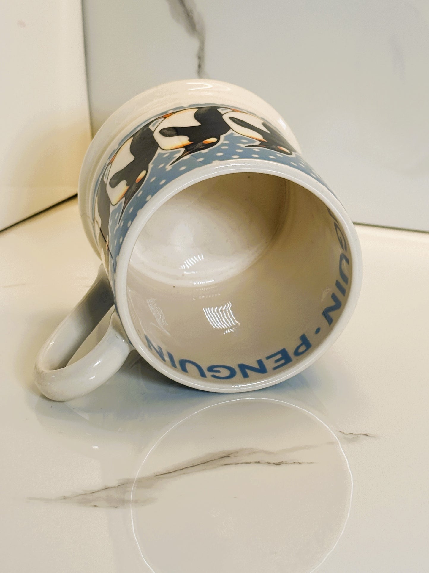 Emma Bridgewater Penguin in a Snowstorm Mug – English Pottery