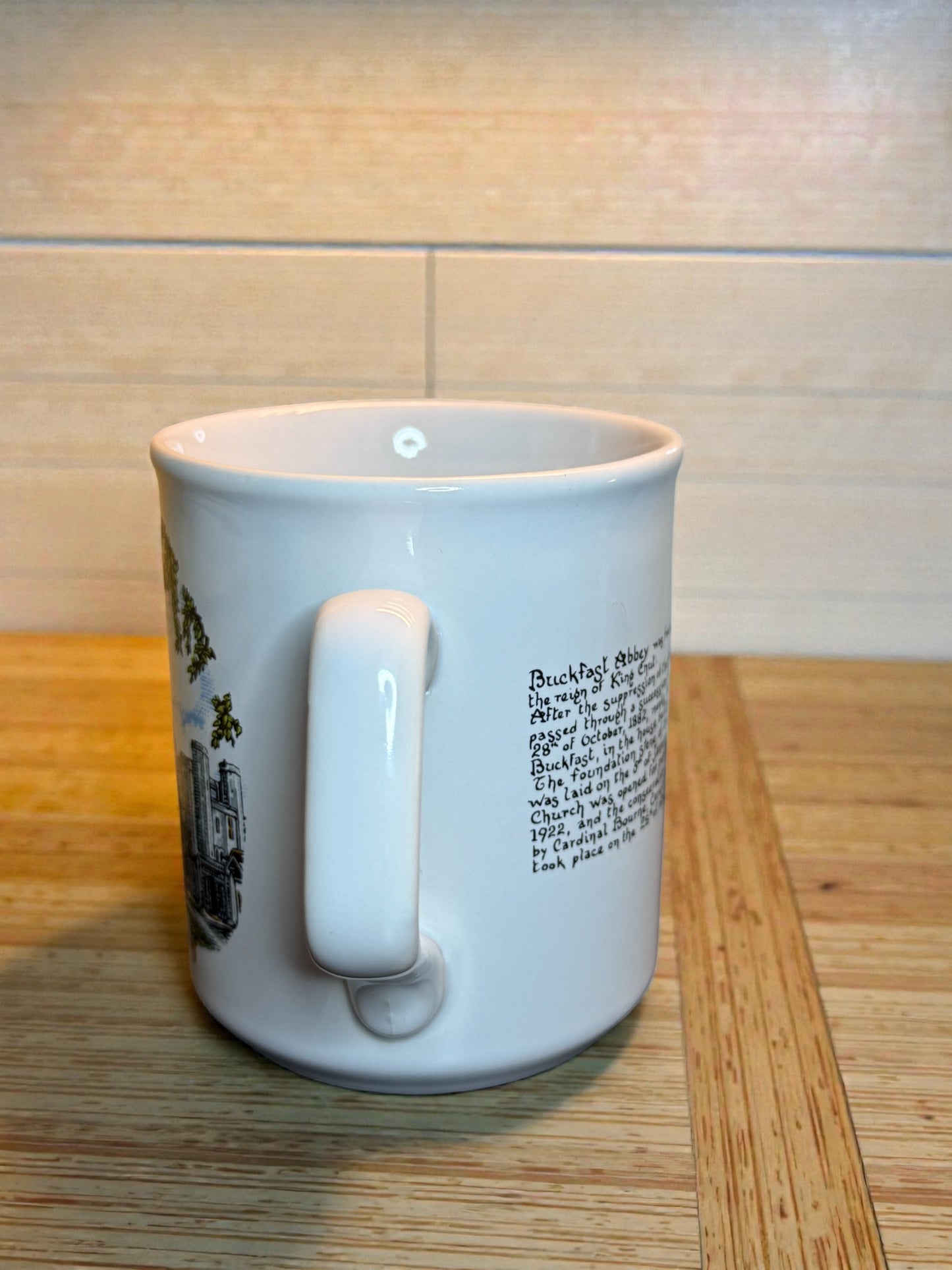 Vintage Buckfast Abbey Ceramic Mug – Goodliffe Neale, Made in England