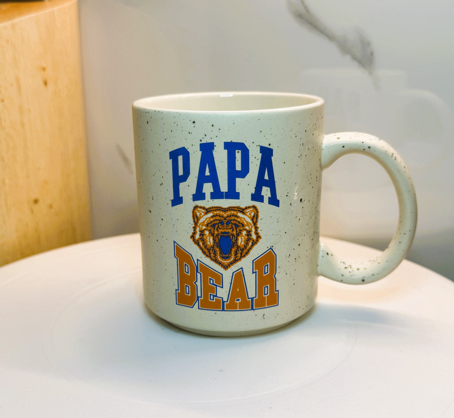 Papa Bear Typo Stoneware Mug – US Brand Coffee Mug
