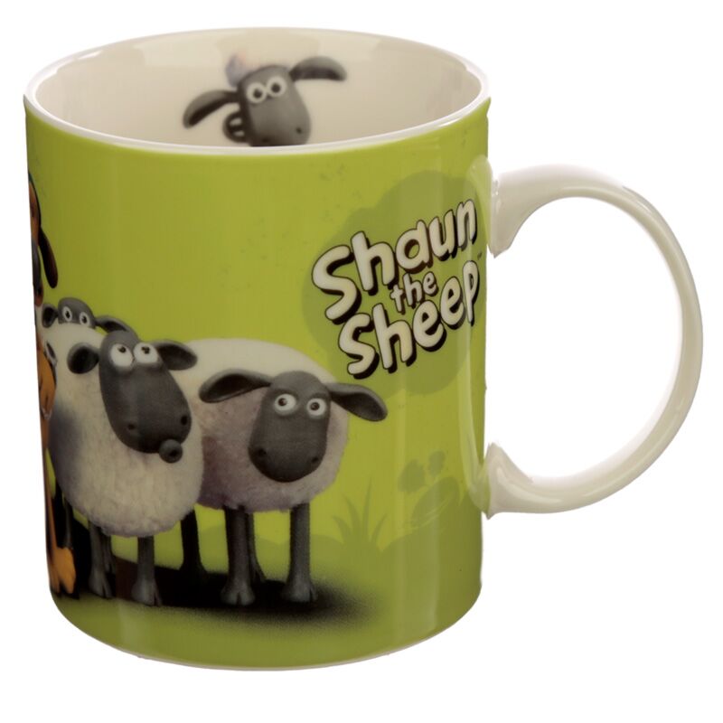 Shaun the Sheep and friends character mug design
