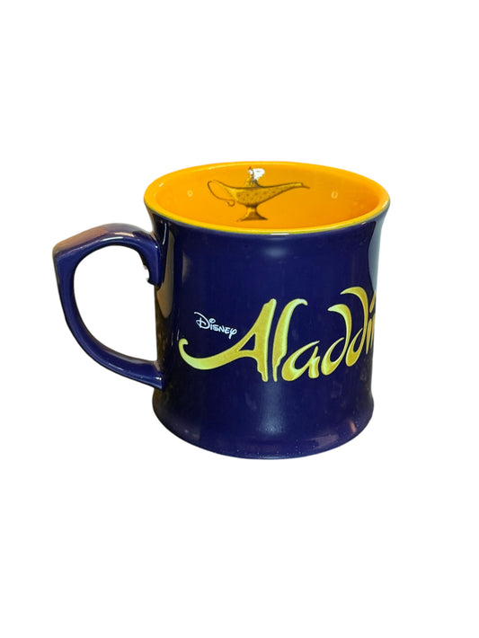 Disney Aladdin Ceramic Mug Blue Yellow