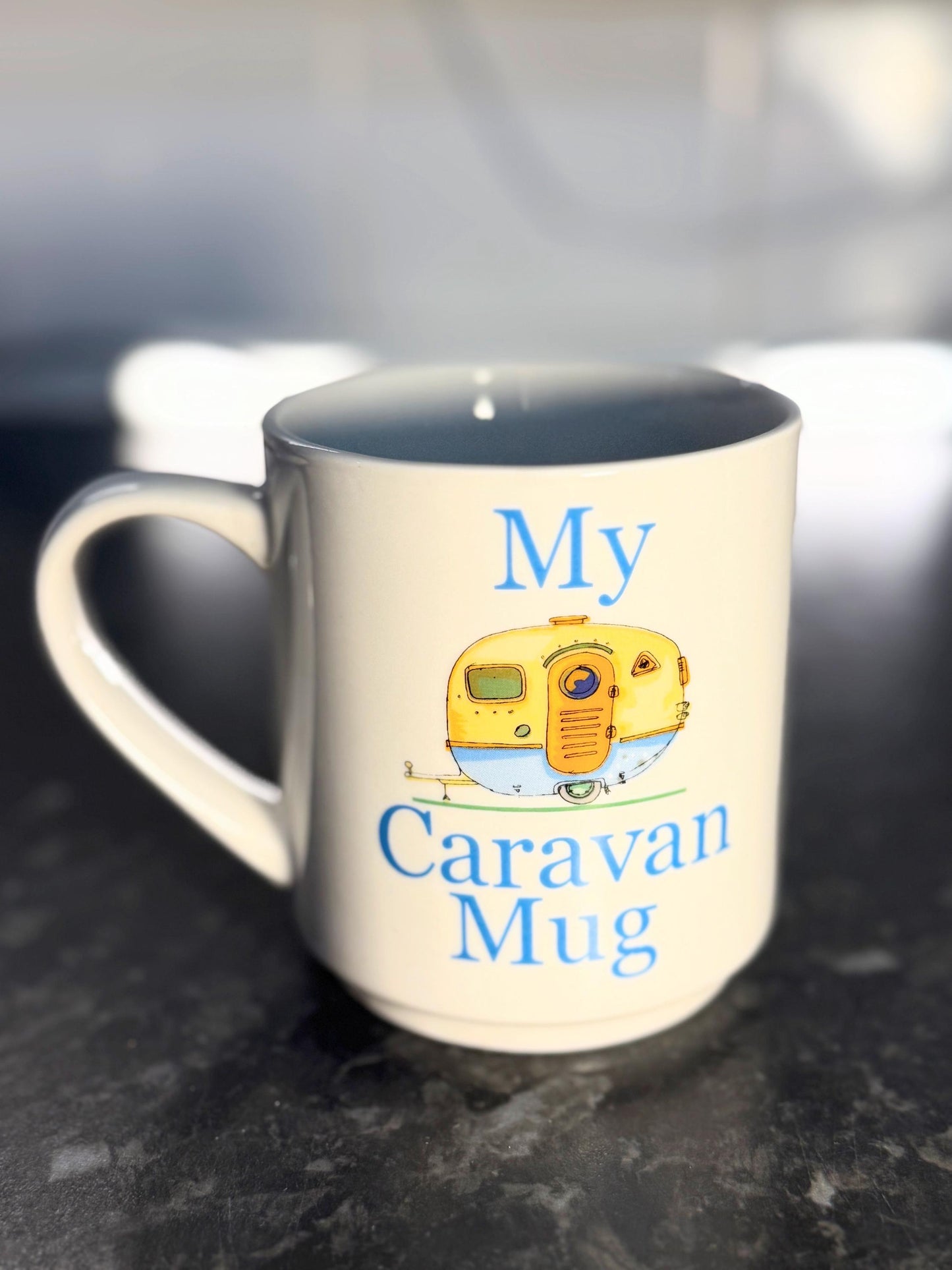 “My Caravan Mug” Novelty Ceramic Mug – Pink or Blue Design