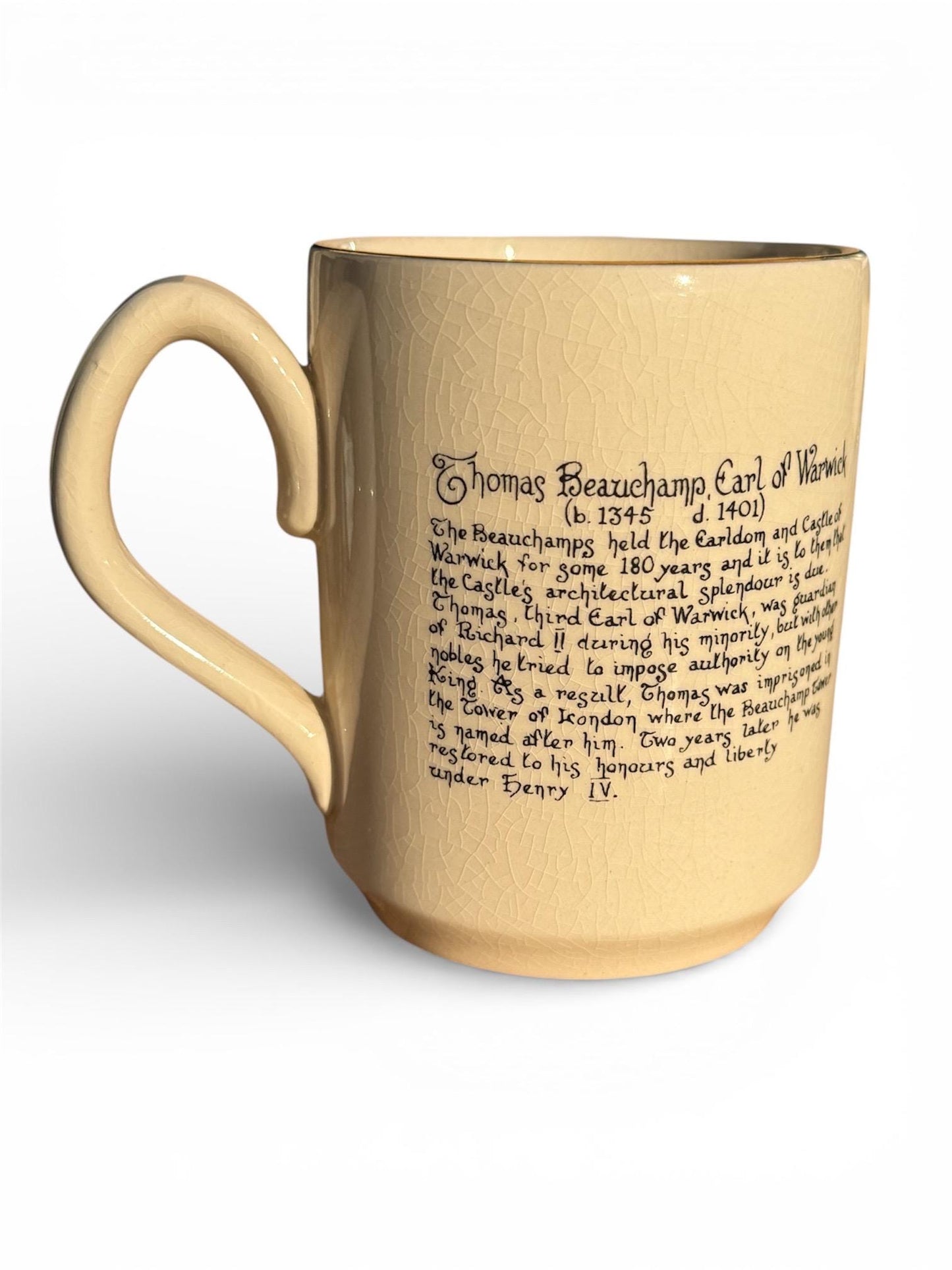 Ringtons Historical Ceramic Mug – Thomas Beauchamp Earl of Warwick