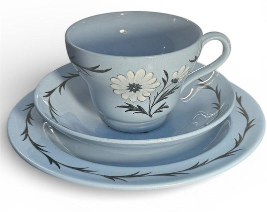Vintage Wedgwood Aster Tea Trio